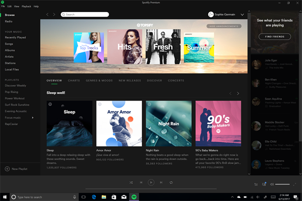 Spotify for Windows 中文便携版