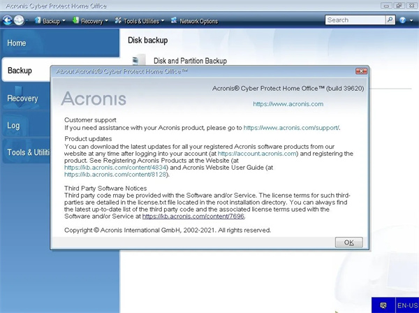Acronis Cyber Protect Home Office 破解版