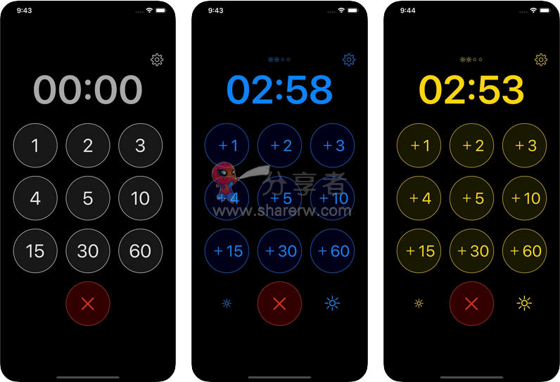 iOS限时免费 手电筒定时器 （￥18→0）-星谕软件