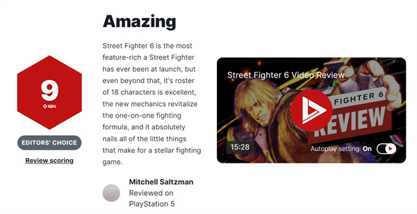 IGN为《街头霸王6》打出9分好评.jpg